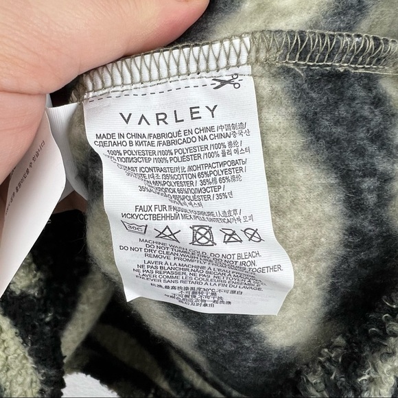 VARLEY Whitfield Fleece Sherpa Pullover in Graz, Size XS, NWT - Picture 13 of 14